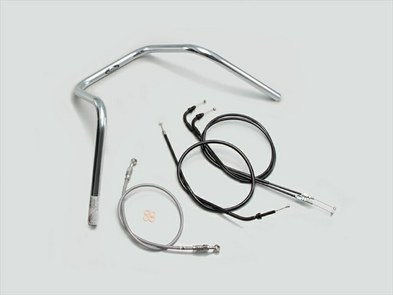 バイク用品 ハンドル ハリケーン HURRICANE ３００エイプハンガー３型 ハンドルSET H024-085C 4936887010190 取寄品