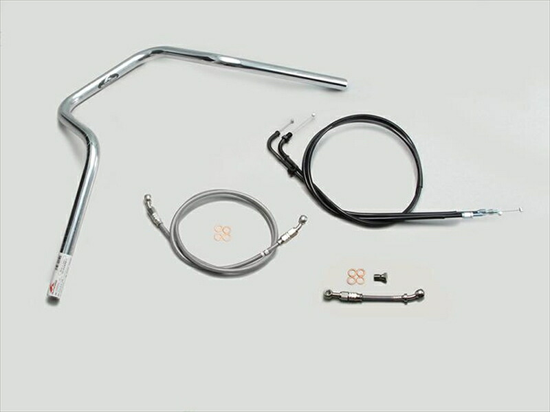 バイク用品 ハンドルハリケーン HURRICANE POLICE 5型 ハンドルSETH036-069C 4936887021899取寄品|バイク・バイク用品はとやグループ