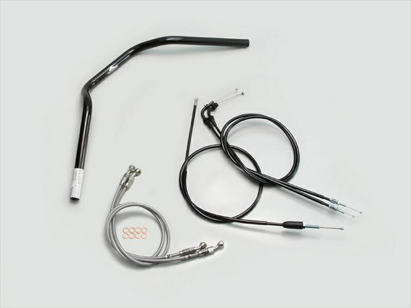 バイク用品 ハンドルハリケーン HURRICANE ＰＯＬＩＣＥ ２型 ハンドルSETH502-070B 4936887494433取寄品｜バイク・バイク用品はとやグループ