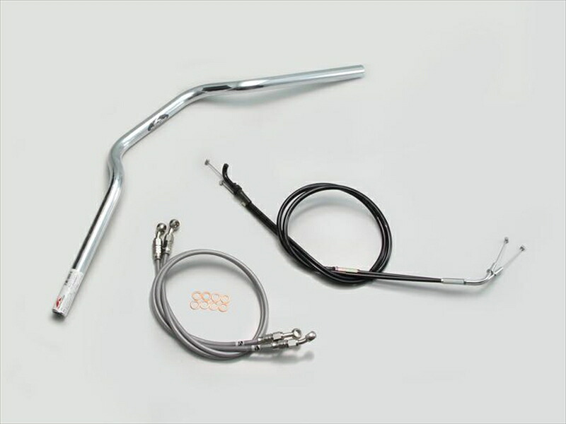バイク用品 ハンドル ハリケーン HURRICANE ヨーロピアン１型 ハンドルSET H704-009C 4936887878103 取寄品