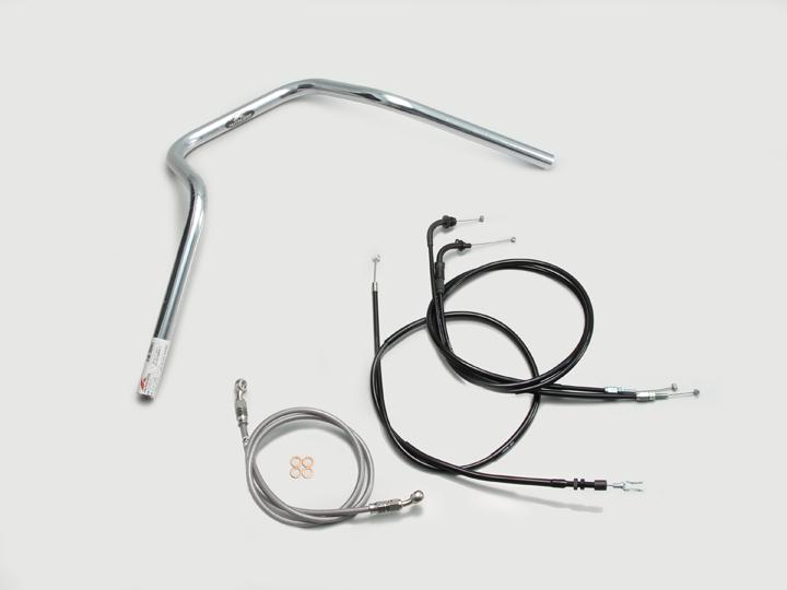 バイク用品 ハンドルハリケーン HURRICANE ナロー5型 ハンドルSETH503-049C 4936887988956取寄品|バイク・バイク用品はとやグループ