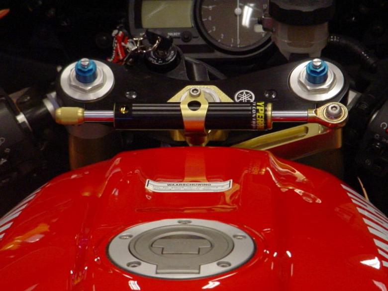 バイク用品 ハンドルHYPERPRO ハイパープロ CNCステダンステーSET 75mm GLD YZF-R1 00-01 ［スタンダード］22113019 4538792052311｜バイク・バイク用品はとやグループ