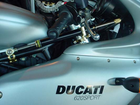 バイク用品 ハンドルHYPERPRO ハイパープロ ステダンステーSET 120mm DUCATI 851 STRADA 888 STRADA22119011 4538792054940｜バイク・バイク用品はとやグループ