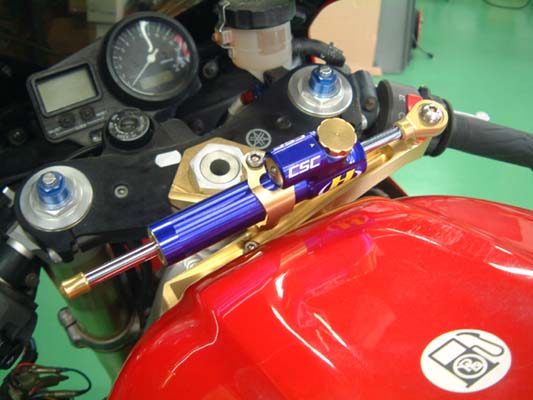 バイク用品 ハンドルHYPERPRO ハイパープロ CNCステダンステーSET 75mm GLD YZF-R1 02-03 ［スタンダード］22113026 4538792301143｜バイク・バイク用品はとやグループ