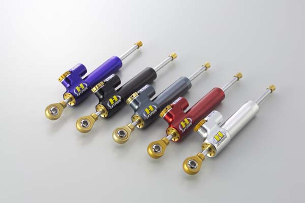 バイク用品 ハンドルHYPERPRO ハイパープロ RSCステアリングダンパー 75mm Hパープル22200075 4538792326085｜バイク・バイク用品はとやグループ