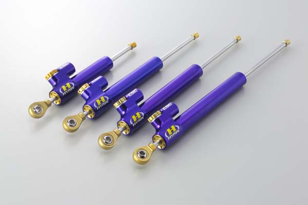 バイク用品 ハンドル HYPERPRO ハイパープロ CSCステアリングダンパー 75mm Gメタ ピロボールギャクタイプ 22143075R 4538792352121