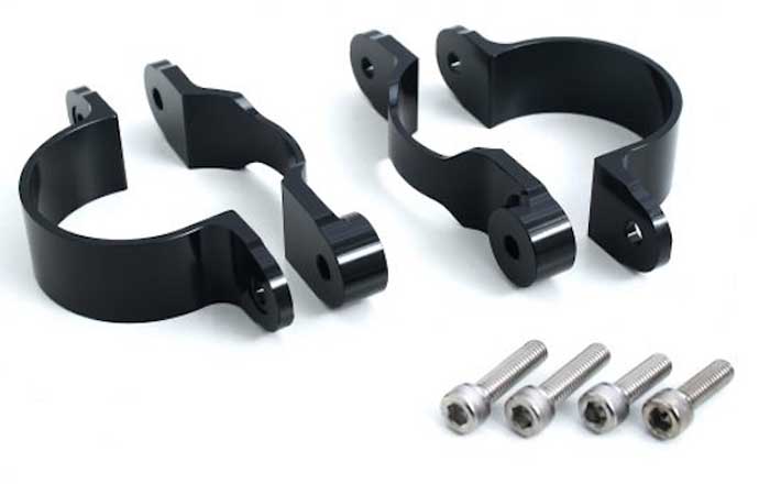 バイク用品 サスペンション ローダウンHYPERPRO ハイパープロ フェンダーブラケット 左右SET BLK AH1フォーク用 ZRX1200R S 01-08 DAEG 09-1322500001 4538792779676|バイク・バイク用品はとやグループ