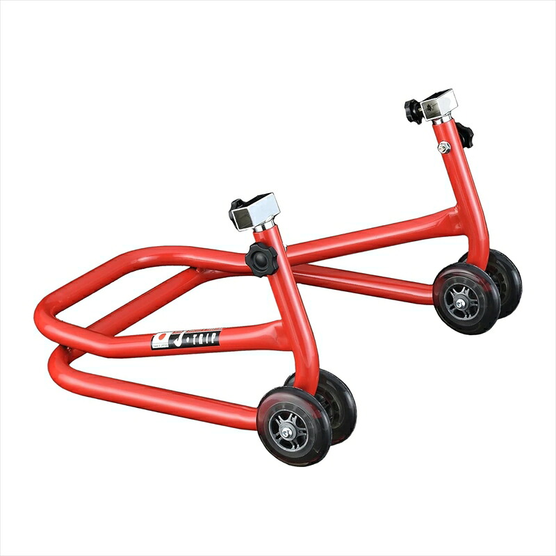 【5日前後で発送】バイク用メンテナンススタンドJTRIP(ジェイトリップ) ナローローラースタンド 8-18 レッド (50~400cc) JT-1052RD 4571189782828|バイク・バイク用品はとやグループ
