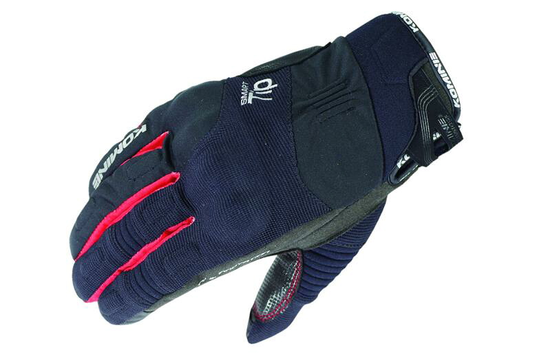 【5日前後で発送】バイク用品 ウェア グローブ コミネ GK-818 プロテクトWグローブ BLK RED ＃S KOMINE 06-818