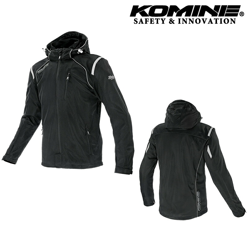 バイクジャケットKOMINE(コミネ) JK-1355 エニグマG2フルメッシュパーカ Solid Black 5XLB 07-1355大きいサイズ メンズ(男性)｜バイク・バイク用品はとやグループ