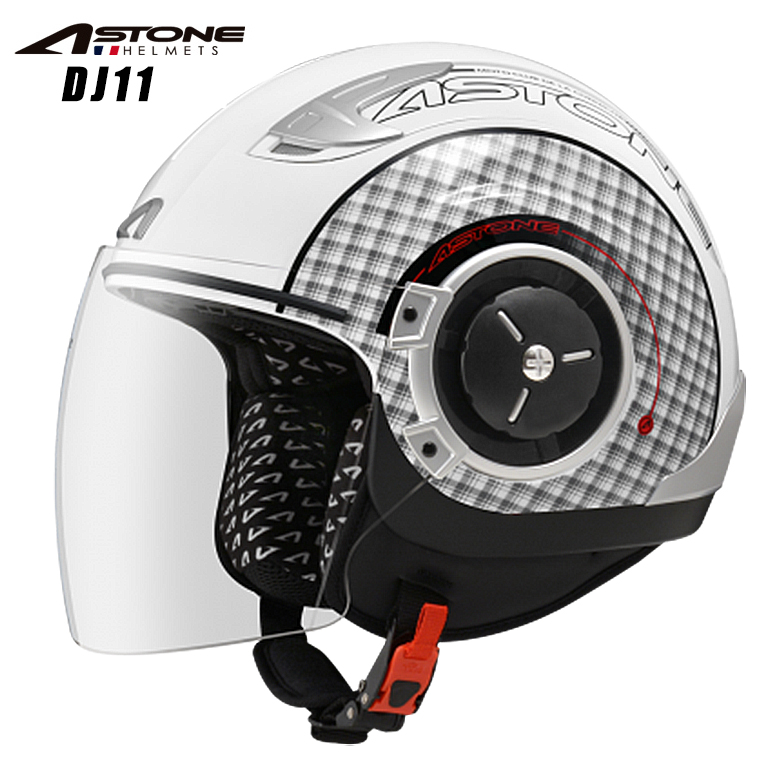 楽天市場 バイクヘルメットastone アストン Dj11 ホワイト Ss11ブラックジェット デザイン インナーシールド装備 かわいい おすすめ 人気 バイク バイク用品はとやグループ