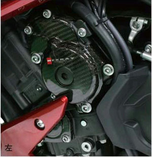 バイク用品 吸気系 エンジン NEXRAY ネクスレイ ジェネレーターカバー ツーピースタイプ スモークBLK YZF-R1 07-08 31830206 4538792541174