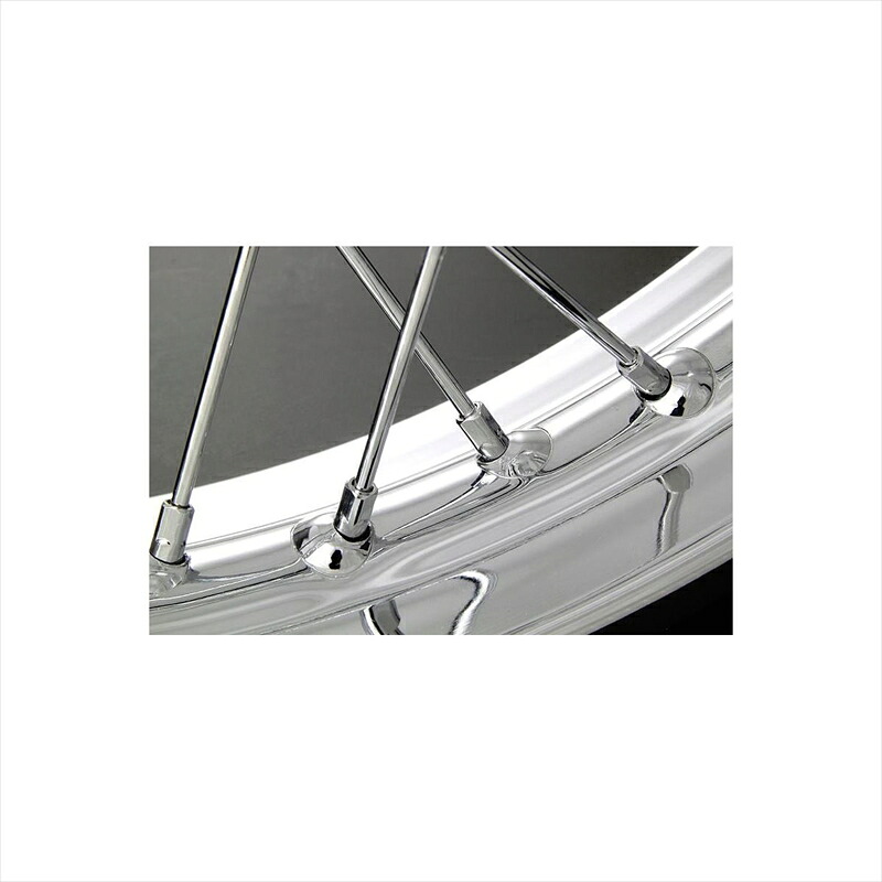 バイクパーツ ピーエムシー メッキスポークセット クロームニップル 72-5136 4547567948988Z1/2 72-75 フロント/6Hディスク｜バイク・バイク用品はとやグループ