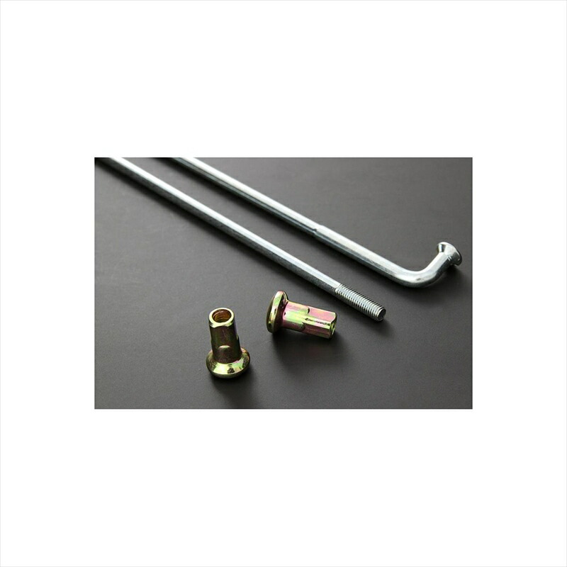 バイクパーツ ピーエムシー メッキスポークセット ユニクロニップル 72-5173 4547567949107 Z750-1000 76-78 フロント/4Hディスク