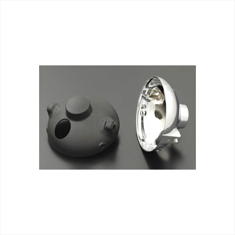 バイクパーツ PMC(ピーエムシー) ヘッドライトケース ブラック φ160 178-4082 4589641238387 CB400F