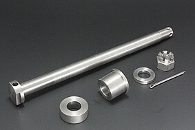 バイクパーツ ピーエムシー リア アクスルシャフトセット 156-5248 4589641232743ユニクロメッキ 750FX/MK2etc|バイク・バイク用品はとやグループ