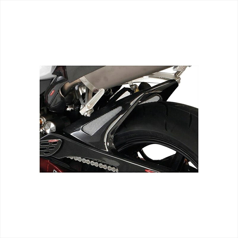 バイクパーツ 外装 パワーブロンズ リアフェンダー BLK/メッシュSLV 201-Y105-603 4548664515264 YZF-R1 09-14