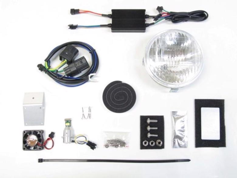 バイク用品 電装系Protec プロテック LBH-H16 LEDクラシカルヘッドライト 3000k クロスカブ50 18-(AA06)63009-30 4961421415674取寄品｜バイク・バイク用品はとやグループ
