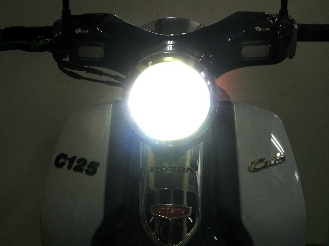 楽天市場】スーパーカブC125 LBH-H23 LEDクラシカルヘッドライトキット