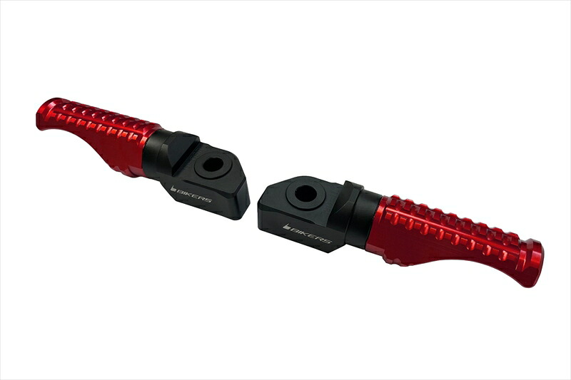 バイクパーツBIKERS(バイカーズ) リアフットレスト レッドH0419-RED4549950837978｜バイク・バイク用品はとやグループ