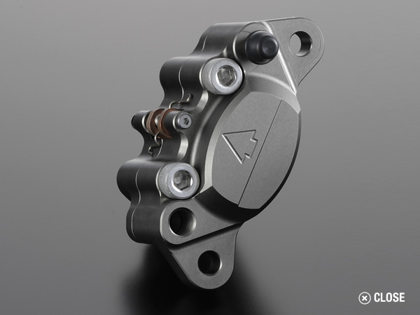 バイクパーツ シフトアップ ビレットキャリパー スモークチタン 200051-21-10 4580425070575 ロゴマーク 160mmローター