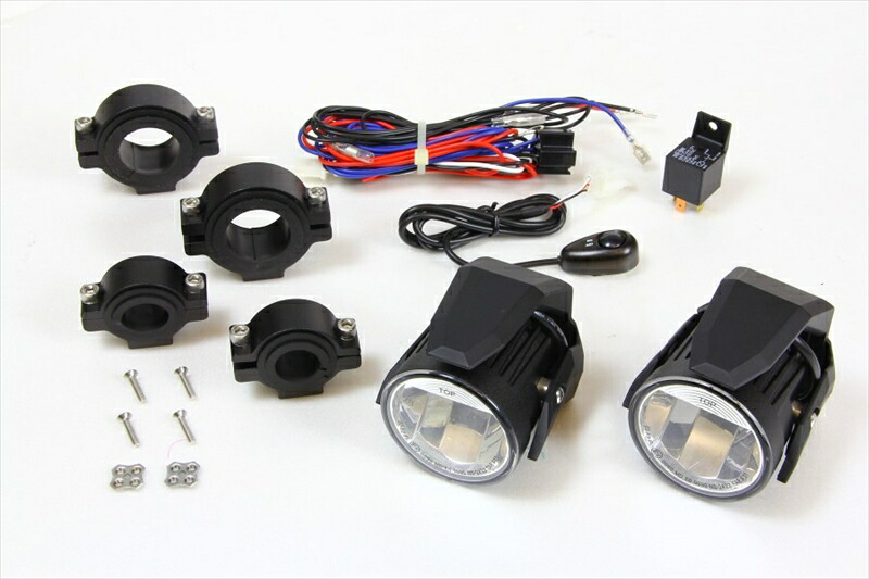 バイクパーツSIRIUS(シリウス) LED FOG LAMP SET ブラックSINS-2423KB4548664979288|バイク・バイク用品はとやグループ