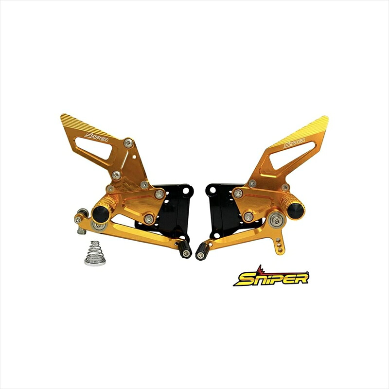 バイクパーツ ステップスナイパー バックステップ ゴールド SP0093GD 4589993472323ZX-10R/RR/SE レース用｜バイク・バイク用品はとやグループ