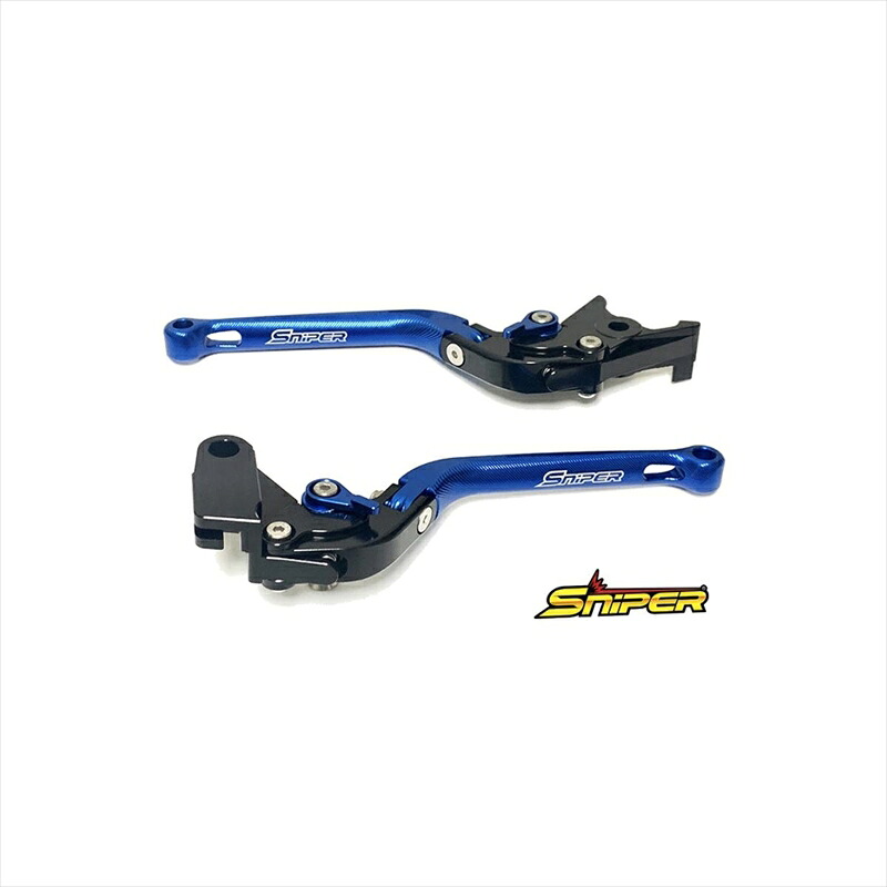バイクパーツ ハンドルスナイパー クラッチレバー&ブレーキレバーセット 青 SP0108BL 4589993473153CBR250RR MC51|バイク・バイク用品はとやグループ