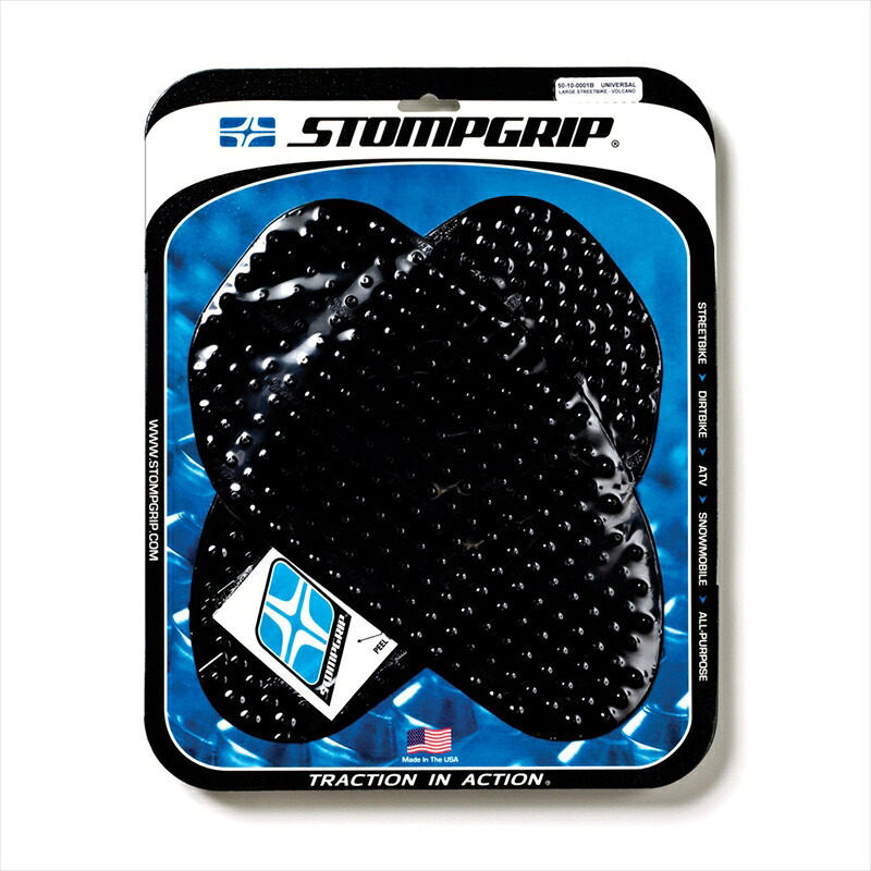 【5日前後で発送】バイクパーツSTOMPGRIP(ストンプグリップ) トラクションパッドタンクキット ブラック 55-10001B4548664029082|バイク・バイク用品はとやグループ