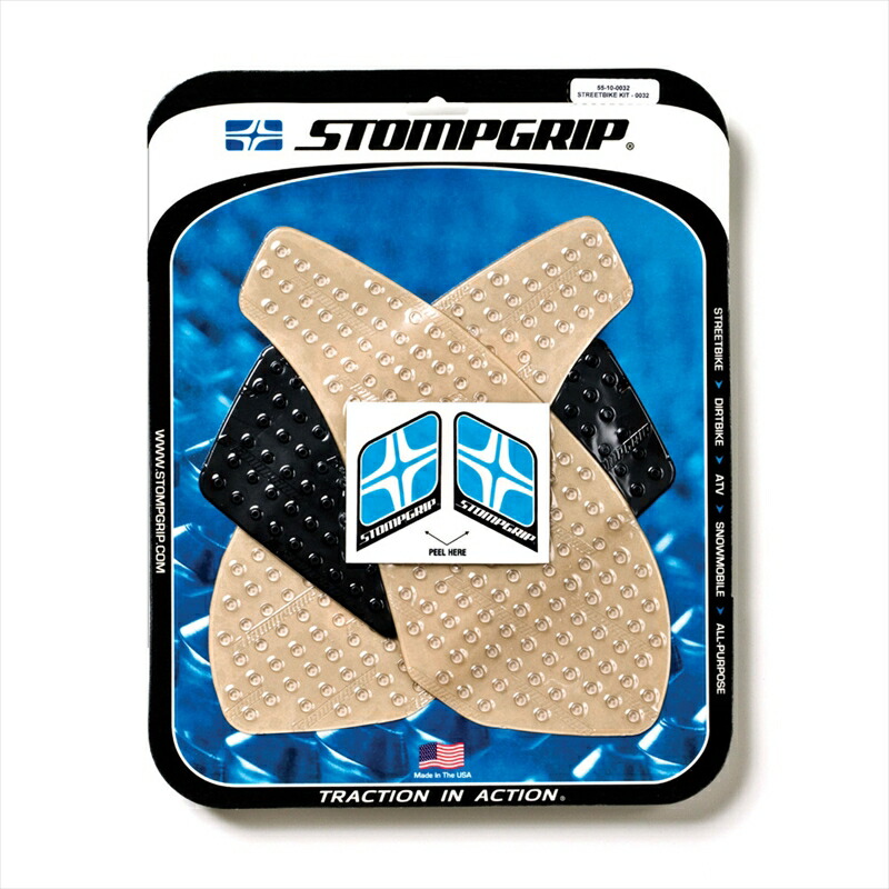 バイクパーツ STOMPGRIP(ストンプグリップ) トラクションパッドタンクキットハイブリッド 55-10-0032H 4548664029556