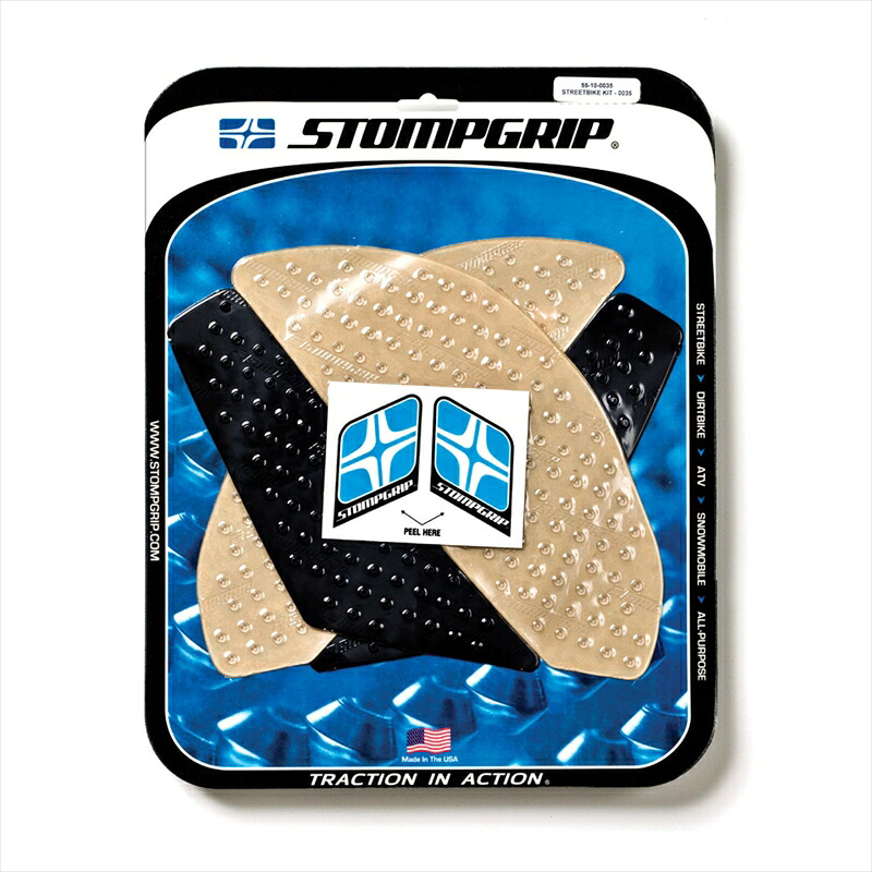 バイクパーツ STOMPGRIP(ストンプグリップ) トラクションパッドタンクキットハイブリッド 55-10-0035H 4548664029617