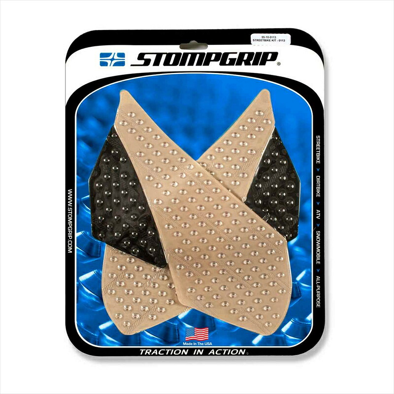 バイクパーツ STOMPGRIP(ストンプグリップ) トラクションパッドタンクキットハイブリッド 55-10-0113H 4548916465200