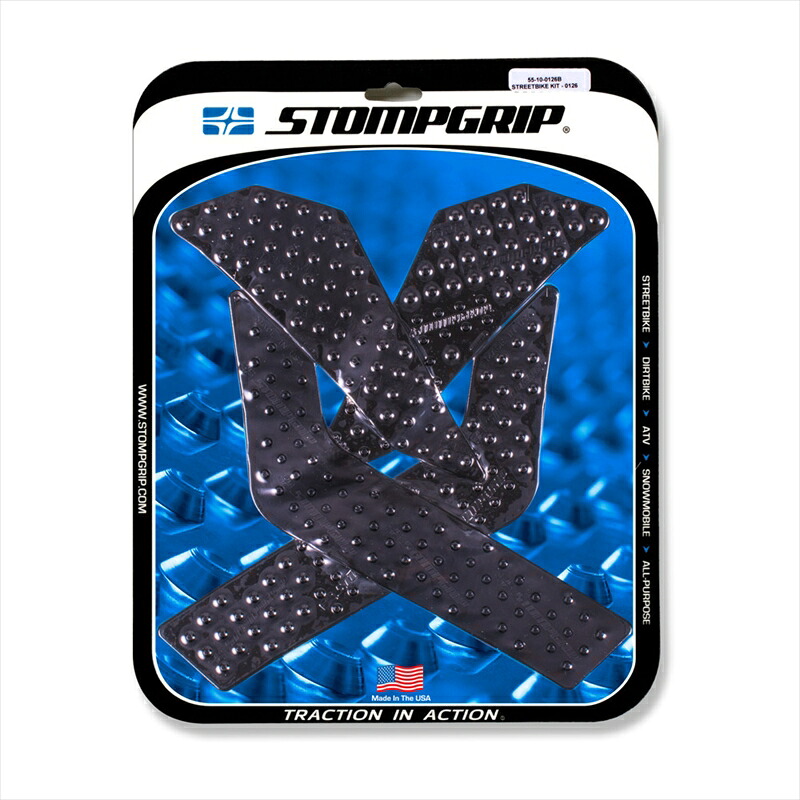 バイクパーツ STOMPGRIP(ストンプグリップ) トラクションパッドタンクキット ブラック 55-10-0126B 4549950009139 8,627円