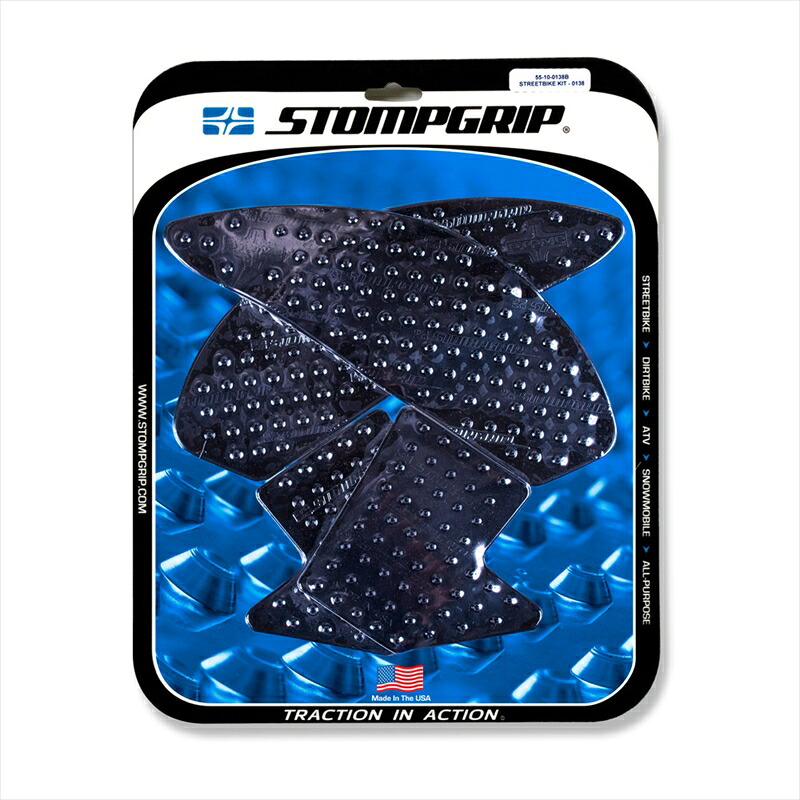 バイクパーツSTOMPGRIP(ストンプグリップ) トラクションパッドタンクキット ブラック 55-10-0138B4549950009153｜バイク・バイク用品はとやグループ