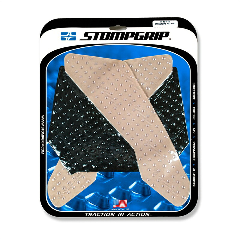 バイクパーツ STOMPGRIP(ストンプグリップ) トラクションパッドタンクキットハイブリッド 55-10-0142H 4549950172406