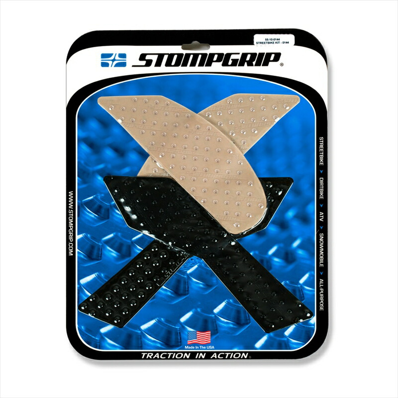 バイクパーツ STOMPGRIP(ストンプグリップ) トラクションパッドタンクキットハイブリッド 55-10-0144H 4549950282242