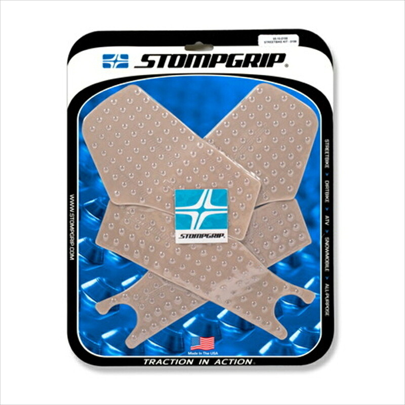 バイクパーツSTOMPGRIP(ストンプグリップ) トラクションパッドタンクキット クリア 55-10-0158C4549950937043｜バイク・バイク用品はとやグループ