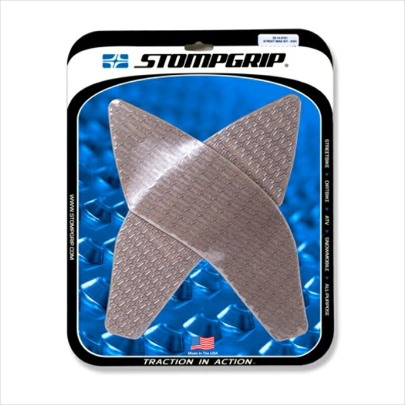 バイクパーツ STOMPGRIP(ストンプグリップ) トラクションパッドタンクキット クリア 55-14-0161C 4550255175429 8,982円