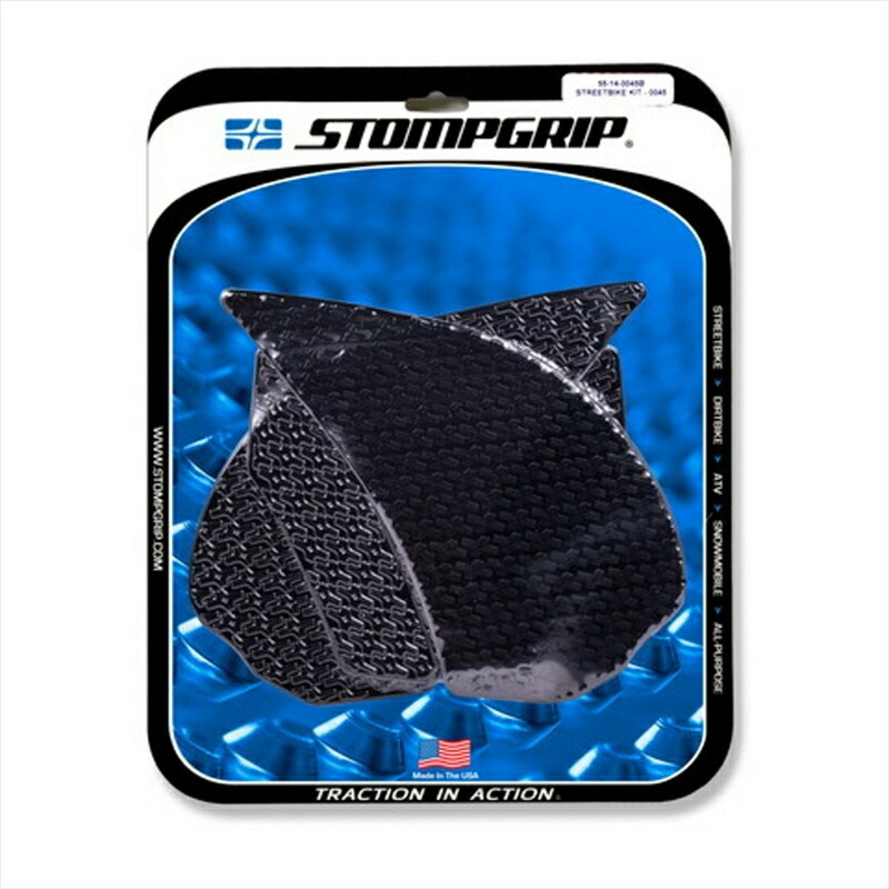 バイクパーツ STOMPGRIP(ストンプグリップ) トラクションパッドタンクキット ブラック 55-14-0045B 4550255264581