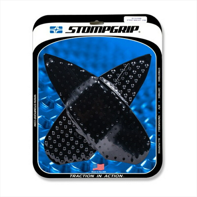 バイクパーツ STOMPGRIP(ストンプグリップ) トラクションパッドタンクキット ブラック 55-10-0165B 4550255309534