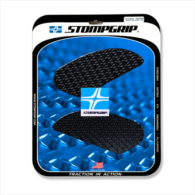 バイクパーツ STOMPGRIP(ストンプグリップ) トラクションパッドタンクキット ブラック 50-14-0007B 4550255352523
