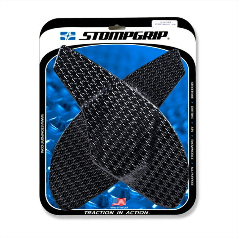 バイクパーツ STOMPGRIP(ストンプグリップ) トラクションパッドタンクキット ブラック 55-14-0147B 4550255354725