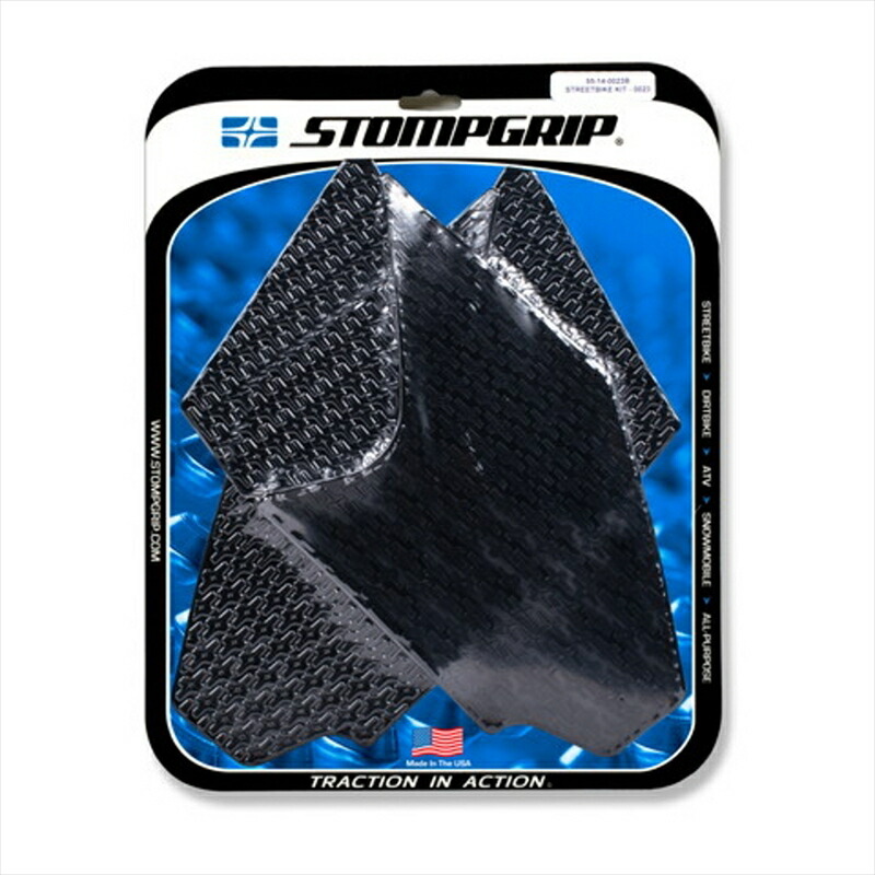バイクパーツ STOMPGRIP(ストンプグリップ) トラクションパッドタンクキット ブラック 55-14-0023B 4550255399283