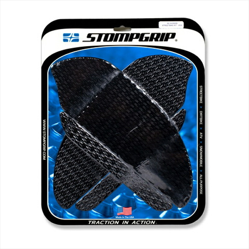 バイクパーツ STOMPGRIP(ストンプグリップ) トラクションパッドタンクキット ブラック 55-14-0020B 4550255406516