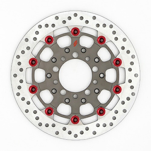 バイク用品 ブレーキ クラッチSUNSTAR BRAKE サンスター プレミアムRホール φ310 ZRX1200DAEG ピン:レッドLS207W-RD 4589719011928｜バイク・バイク用品はとやグループ 28,844円
