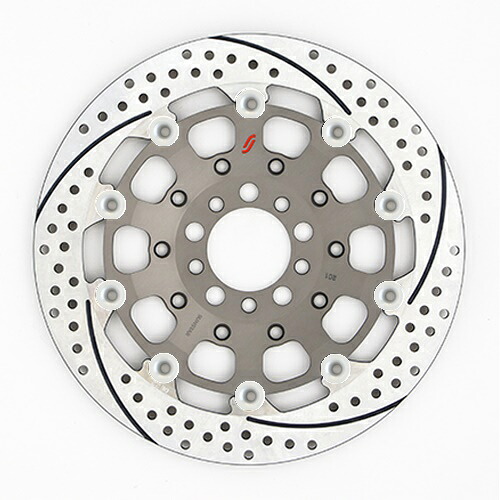 バイク用品 ブレーキ クラッチ SUNSTAR BRAKE サンスター プレミアムR 5.0mm 左 XJR1200 φ320 ES102FL-SV 4589719039694