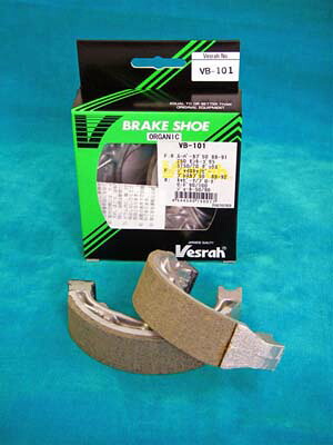 バイク用品 ブレーキ クラッチ VESRAH VESRAH ブレーキシュー VB-331 スズキ VB-331 4544540151236