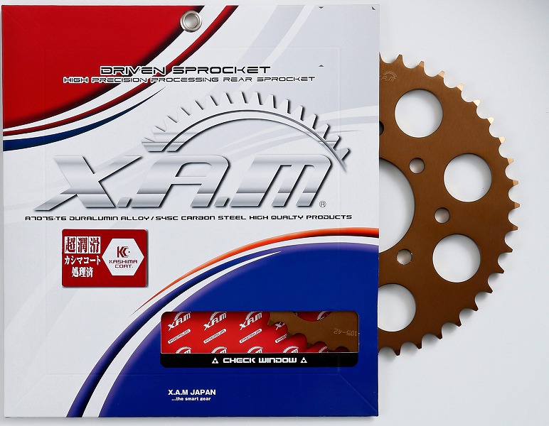 バイク用品 駆動系 XAM ザム リアスプロケット 415-53T CBR250RR 17- 415con A1907X53 4528388100366