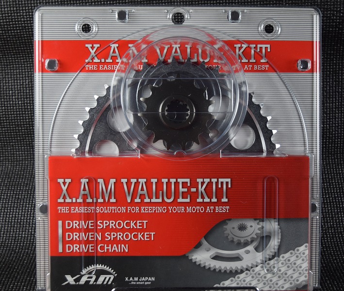 バイク用品 駆動系 XAM ザム バリューキット SLV SR400 88- 520コンバート K-4204S 4528388261630
