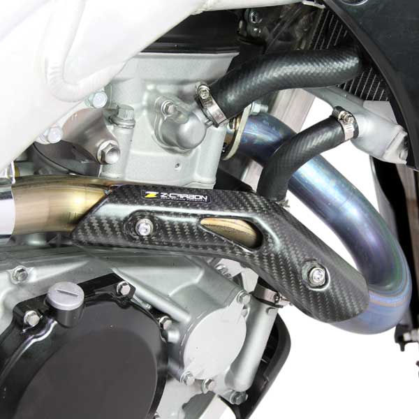 バイク用品 外装 Z-CARBON ズィーカーボン EXパイプガード KX450F 10-14 ZC31-3260 4547836109836